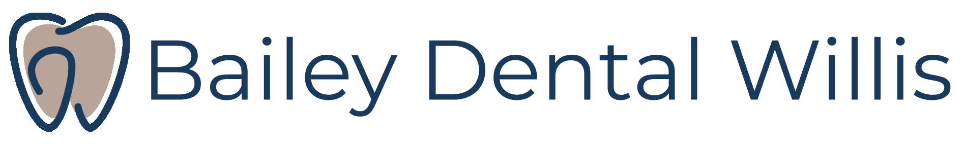 The image shows a logo with text that reads 'BAILEY DENTAL WILLS.